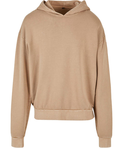 Build Your Brand Acid washed oversize hoodie
