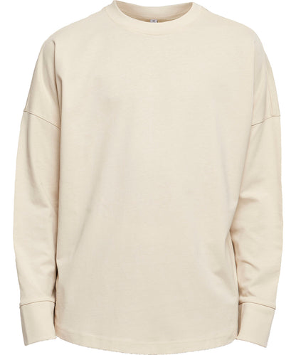 Build Your Brand Oversize cut on sleeve long sleeve