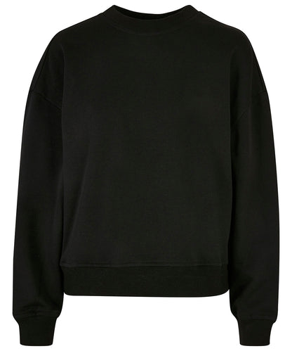 Build Your Brand Women’s oversized crew neck sweatshirt