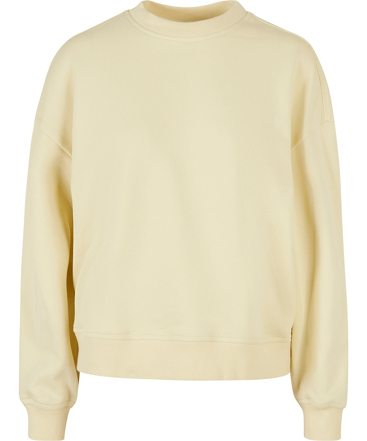 Build Your Brand Women’s oversized crew neck sweatshirt