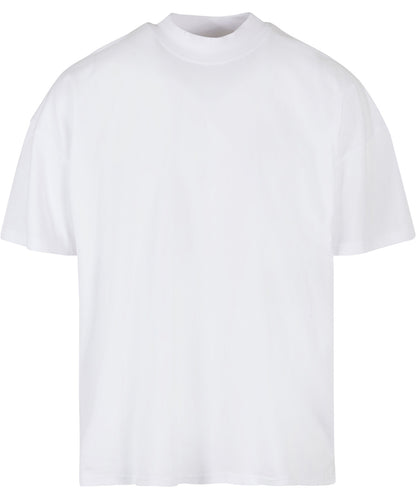 Build Your Brand Oversized mock neck tee