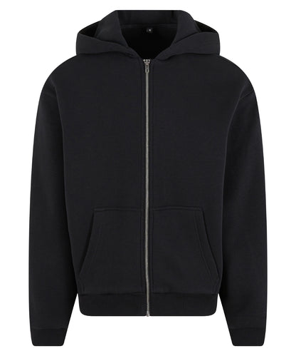 Build Your Brand Fluffy zip hoodie
