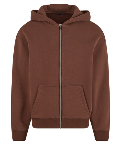Build Your Brand Fluffy zip hoodie