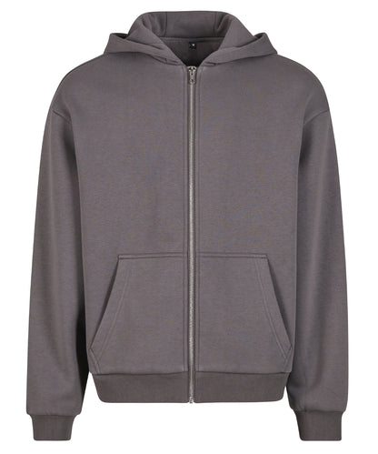 Build Your Brand Fluffy zip hoodie