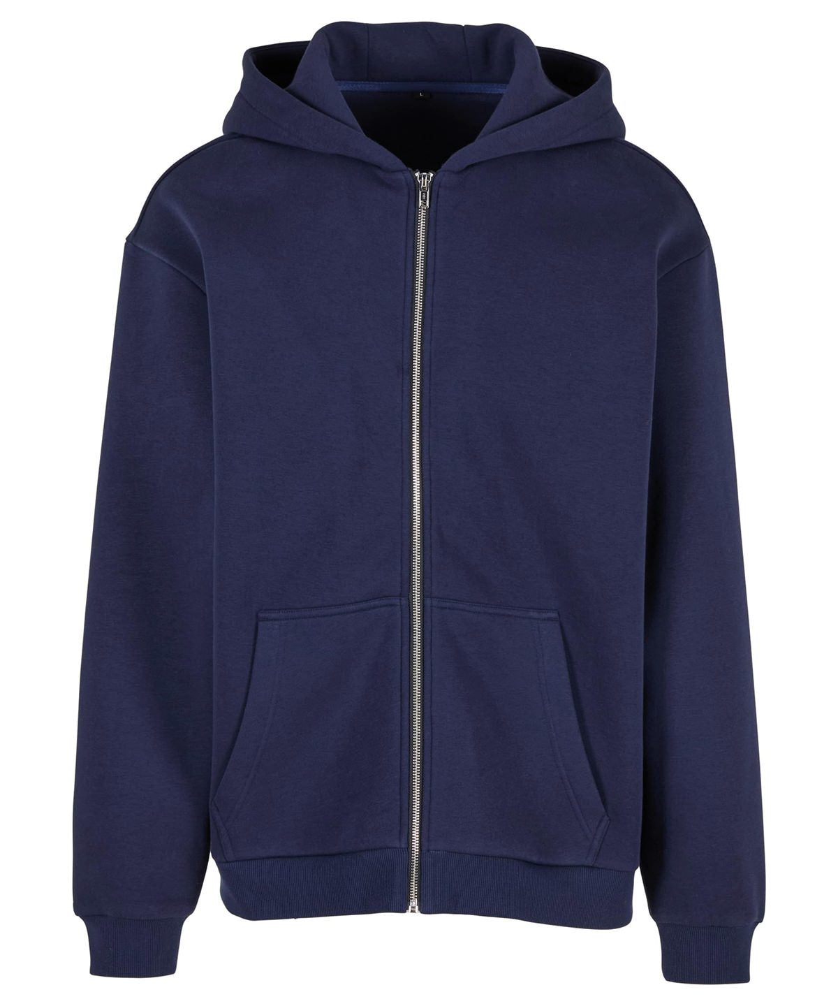 Build Your Brand Fluffy zip hoodie