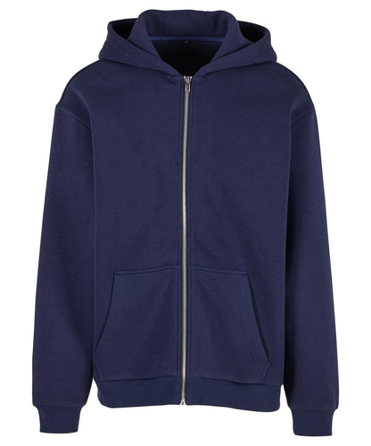 Build Your Brand Fluffy zip hoodie