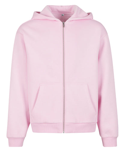 Build Your Brand Fluffy zip hoodie