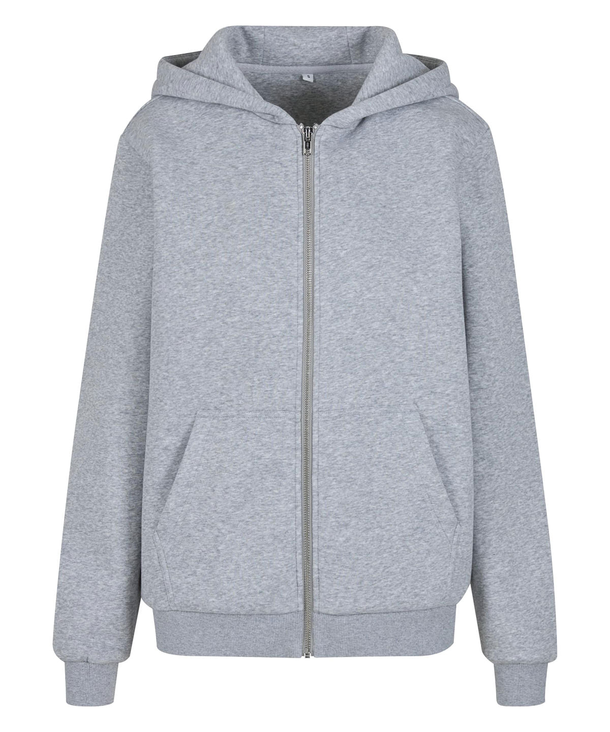 Build Your Brand Women’s fluffy zip hoodie