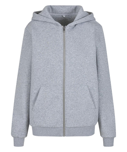 Build Your Brand Women’s fluffy zip hoodie