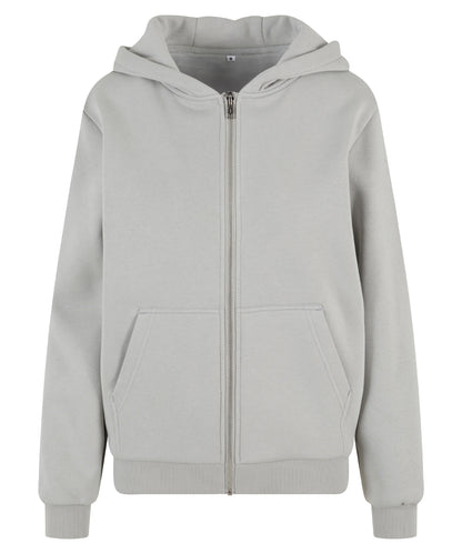 Build Your Brand Women’s fluffy zip hoodie
