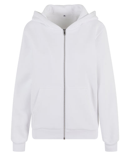 Build Your Brand Women’s fluffy zip hoodie