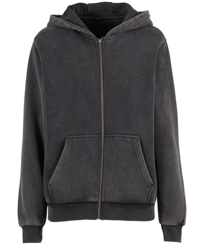 Build Your Brand Women’s vintage heavy zip hoodie