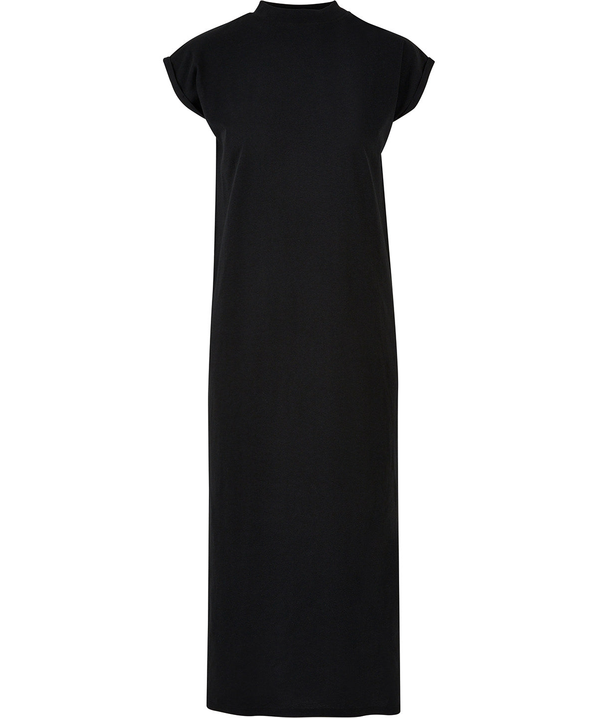 Build Your Brand  Women’s long extended shoulder dress