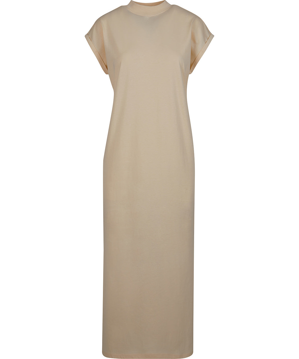 Build Your Brand  Women’s long extended shoulder dress