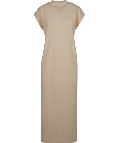 Build Your Brand  Women’s long extended shoulder dress