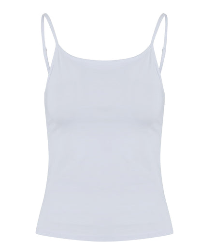 Build Your Brand Women’s stretch Jersey short slim top