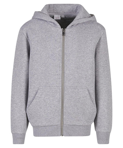 Build Your Brand Kids fluffy zip hoodie