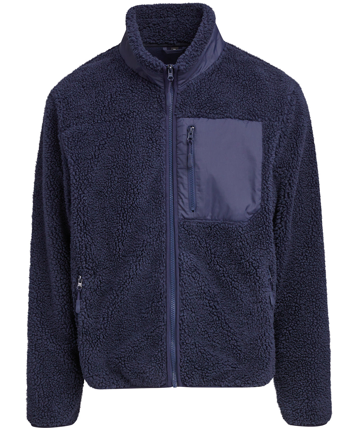 Build Your Brand Bonded sherpa jacket