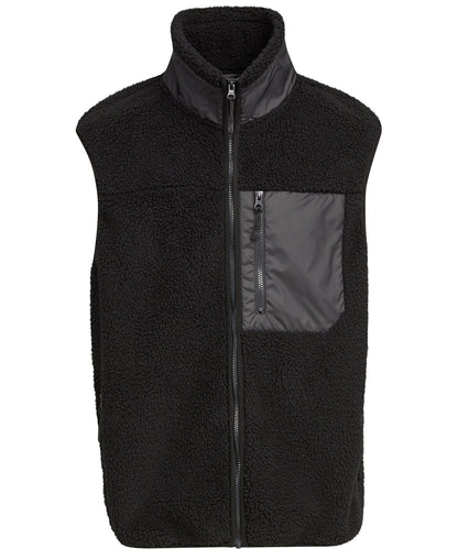 Build Your Brand Bonded sherpa vest