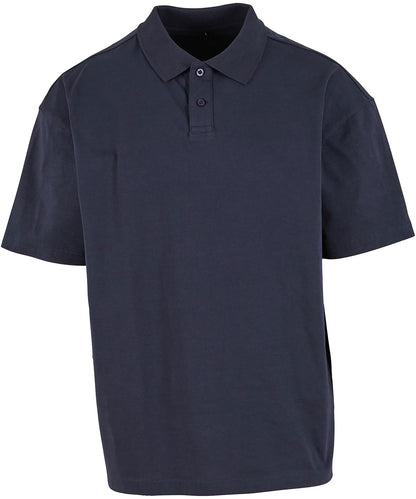 Build Your Brand Oversized polo shirt