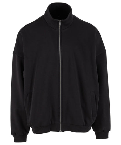 Build Your Brand Oversized zip jacket