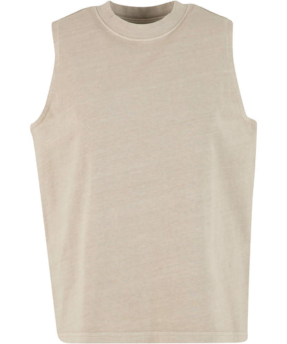 Build Your Brand Women’s vintage washed sleeveless tee