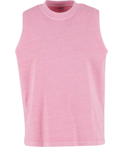 Build Your Brand Women’s vintage washed sleeveless tee