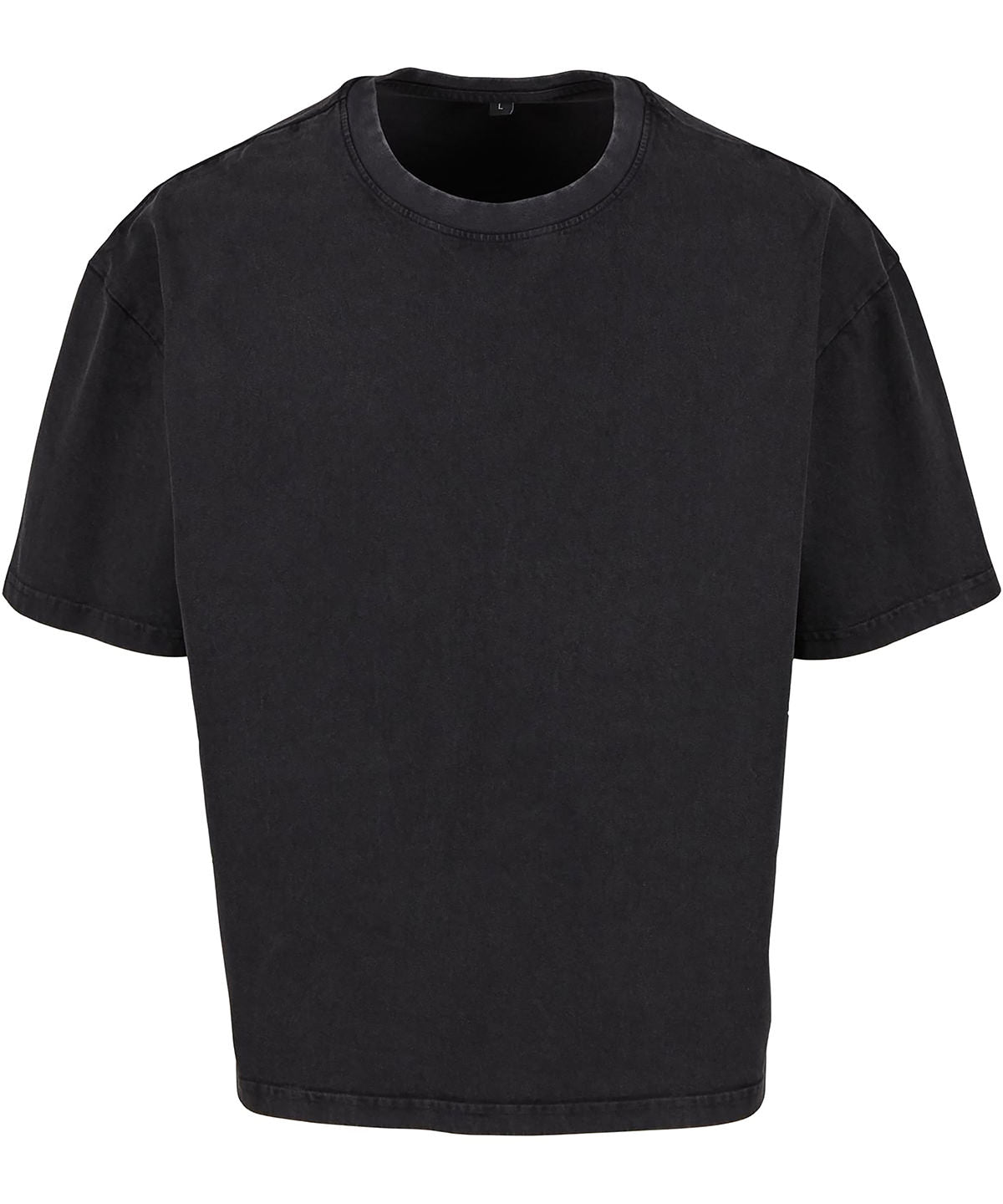 Build Your Brand Vintage cropped heavy oversized tee