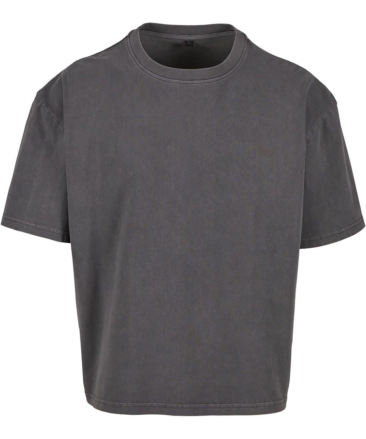 Build Your Brand Vintage cropped heavy oversized tee