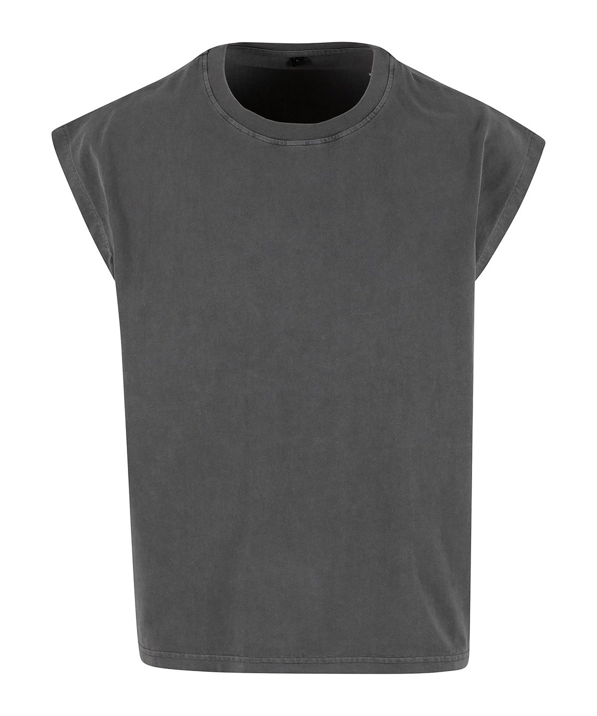 Build Your Brand Vintage cropped heavy sleeveless tee