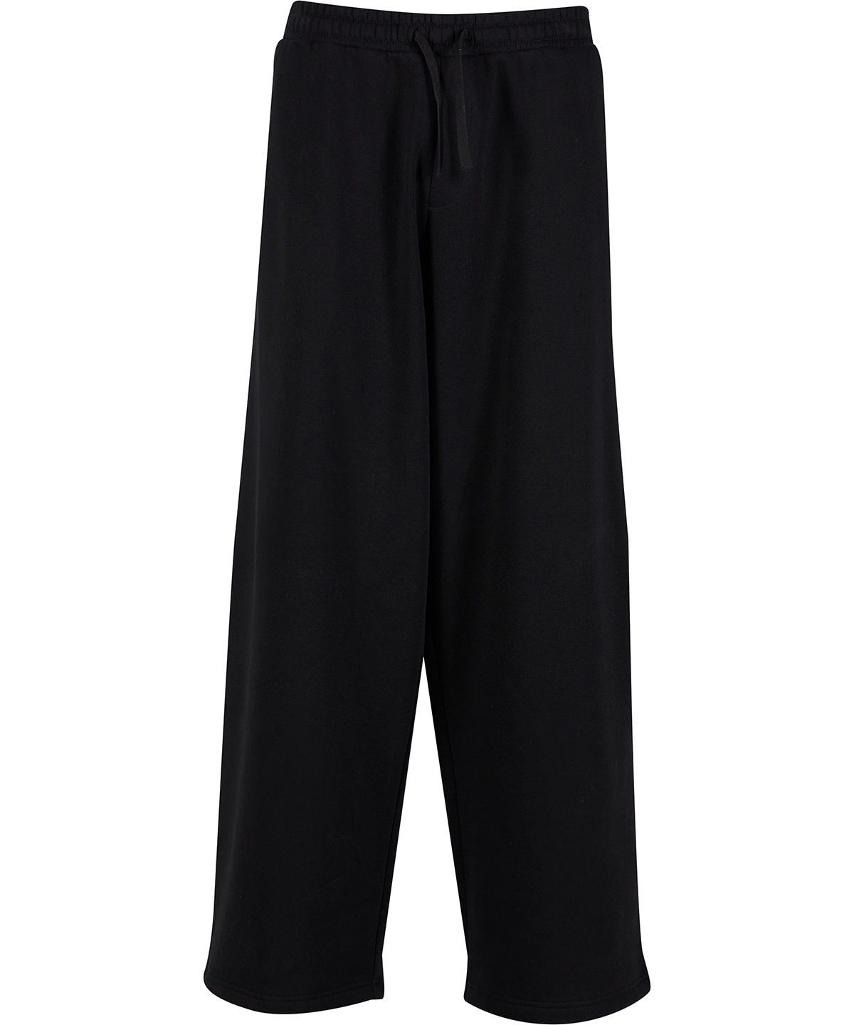 Wide-leg sweatpants - Black