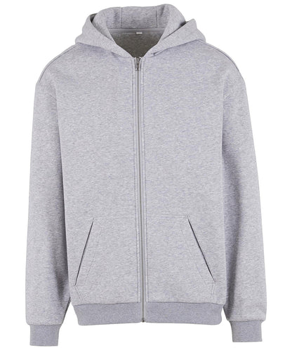 Build Your Brand Loose-fit zip hoodie