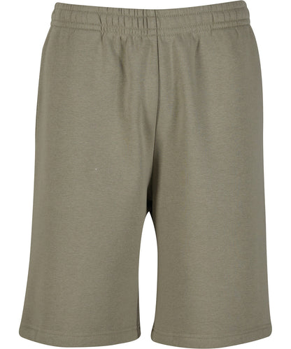 Fluffy sweat shorts - Pale Olive