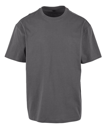 Build Your Brand Vintage Loose Tee in Magnet, front view