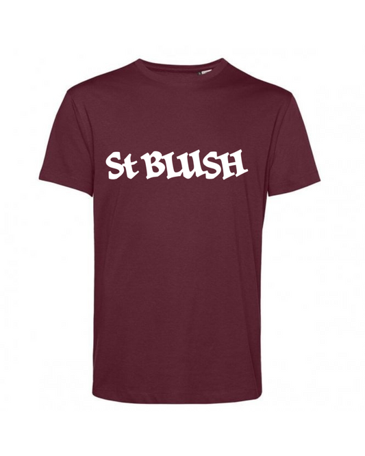 St Blush - Logo T-Shirt - Burgundy