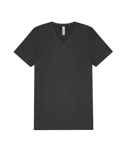 Bella Canvas Unisex heather CVC short sleeve v-neck tee
