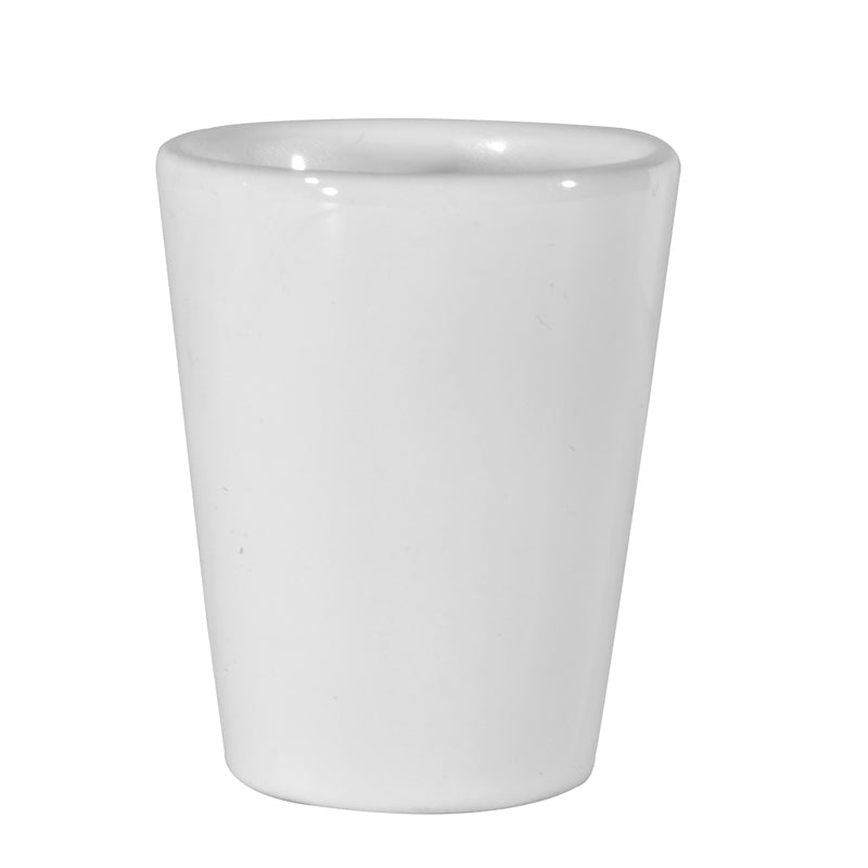 Ceramic Shot Glass / Egg Cup - White