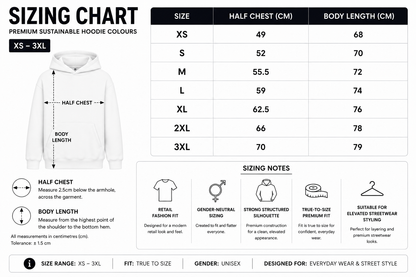 Custom B&C Organic Hoodie (280 GSM EDITION)