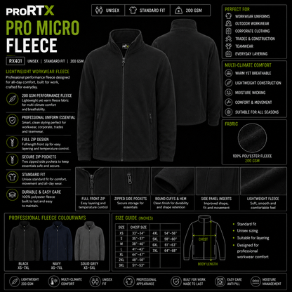 Custom ProRTX Pro Micro Fleece (200 GSM)