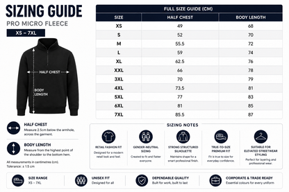 Custom ProRTX Pro Micro Fleece (200 GSM)