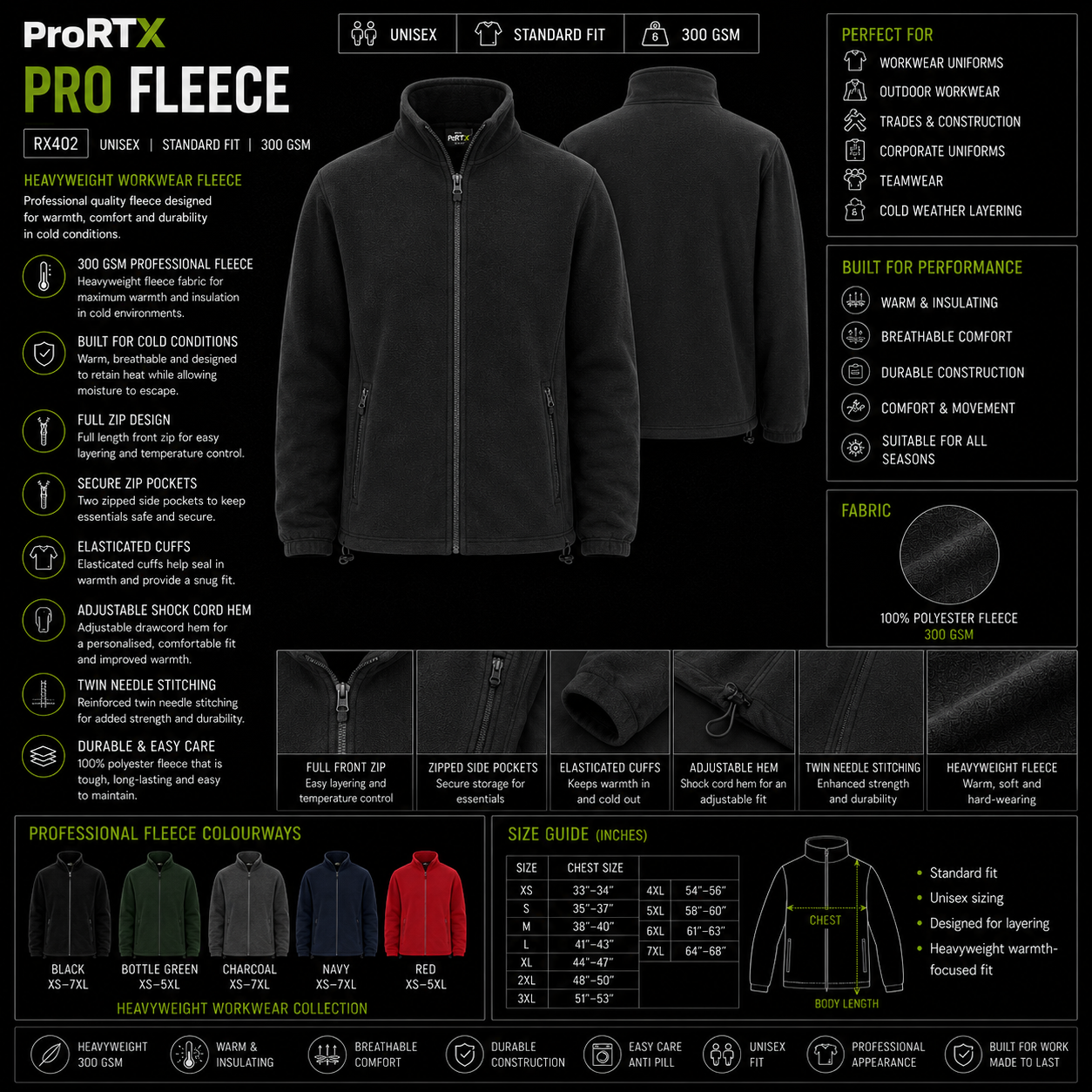 Custom ProRTX Pro Fleece (300 GSM EDITION)