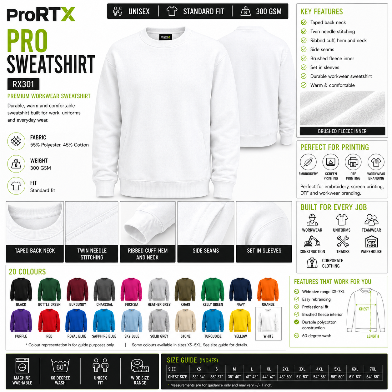 Custom ProRTX Pro Sweatshirt (300 GSM EDITION)