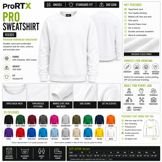 Custom ProRTX Pro Sweatshirt (300 GSM EDITION)