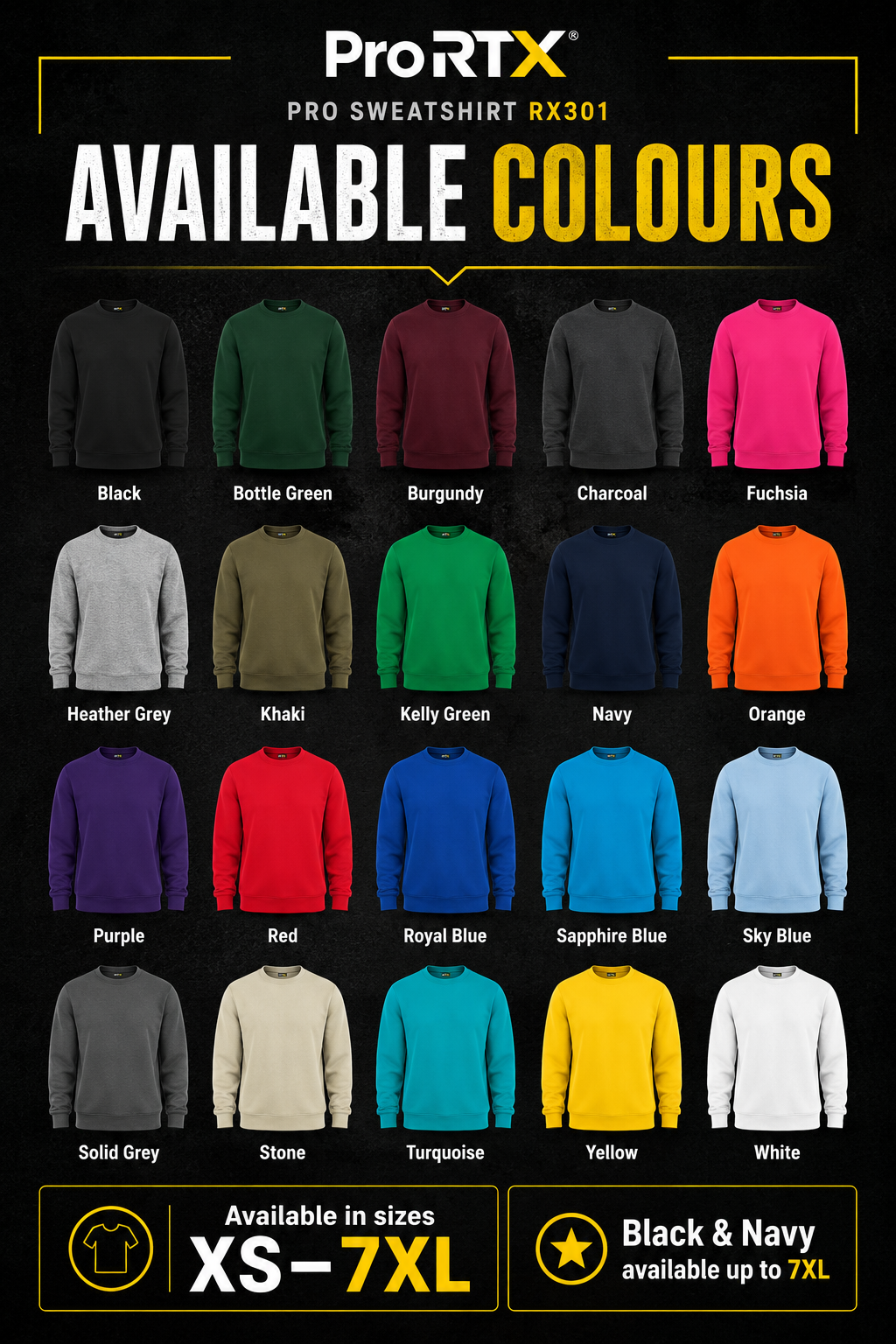 Custom ProRTX Pro Sweatshirt (300 GSM EDITION)