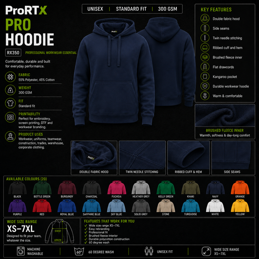 Custom ProRTX Pro Hoodie (300 GSM EDITION)