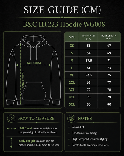 Custom B&C ID.223 Hoodie (280 GSM EDITION)