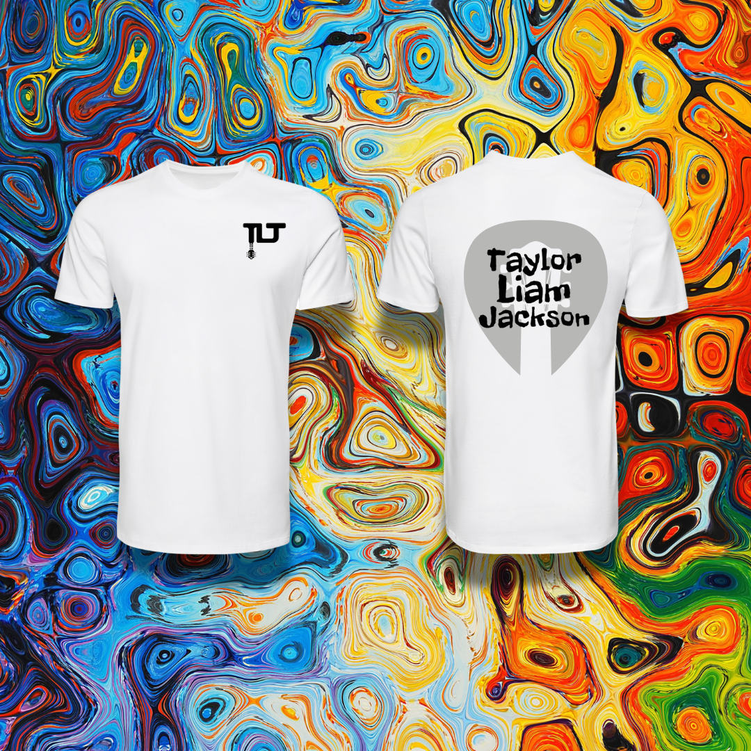 Taylor Liam Jackson - Guitar and logo T-Shirt