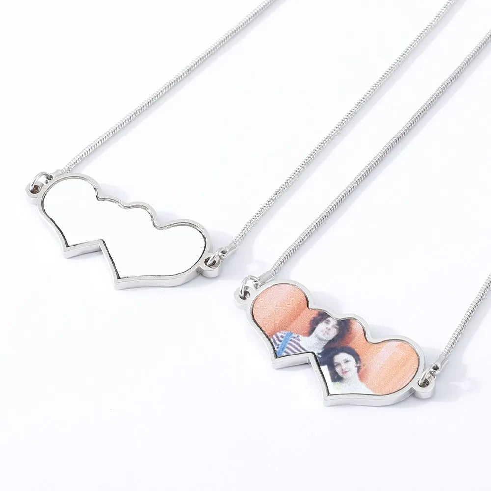 Double Heart Necklace