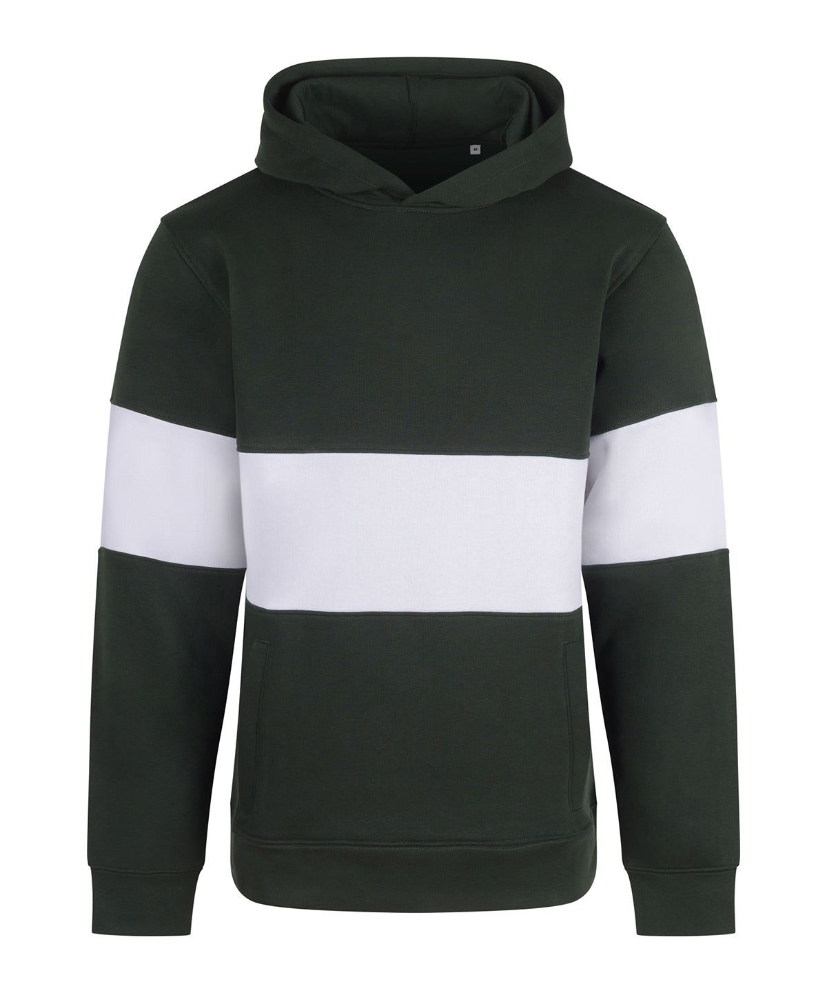 Front Row Heavyweight panelled hoodie