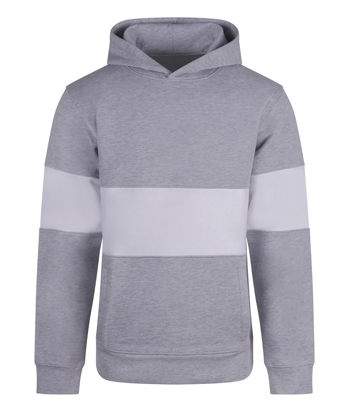 Front Row Heavyweight panelled hoodie